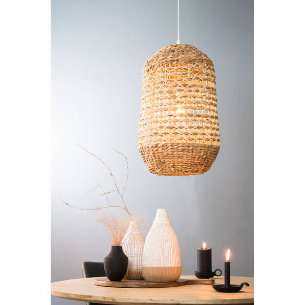 Light & Living - Hanglamp TRIPOLI - Ø37.5x58cm - Bruin