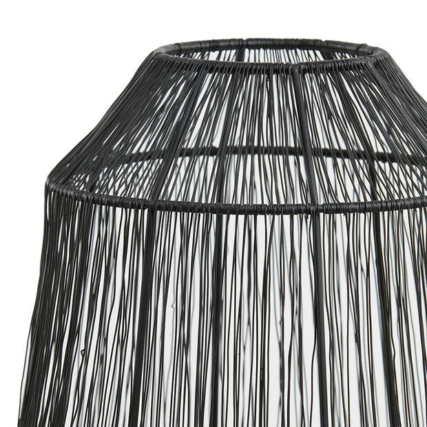Light & Living Vitora tafellamp 39 cm hoog zwart