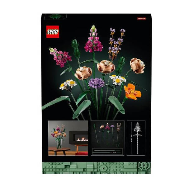 LEGO Creator Expert 10280 Bloemboeket, kunstbloemen, DIY-bloemdecoratieset, set voor volwassenen Adult