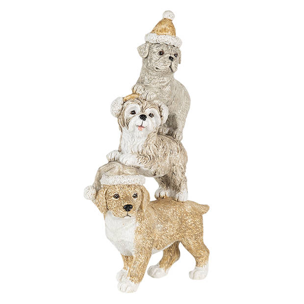 Clayre & Eef Multi Decoratie honden 10*4*18 cm 6PR4646