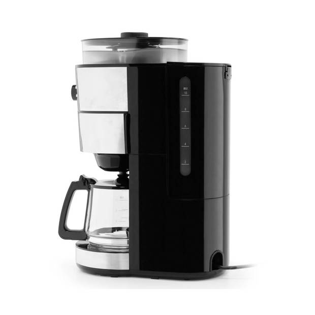 Tomado TGB1301S - Grind & Brew koffiezetapparaat - Filterkoffie - Koffiebonen - 1.25 L inhoud - Zwart/RVS