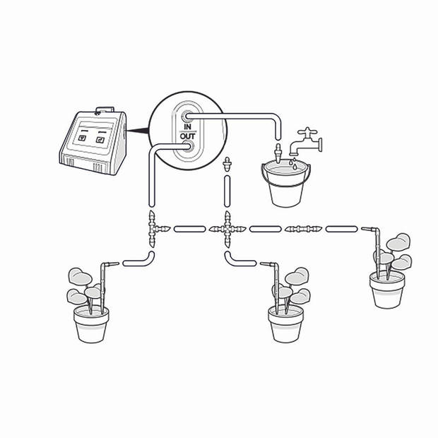 Nedis SmartLife Waterpomp - WIFIWP10GY - Grijs