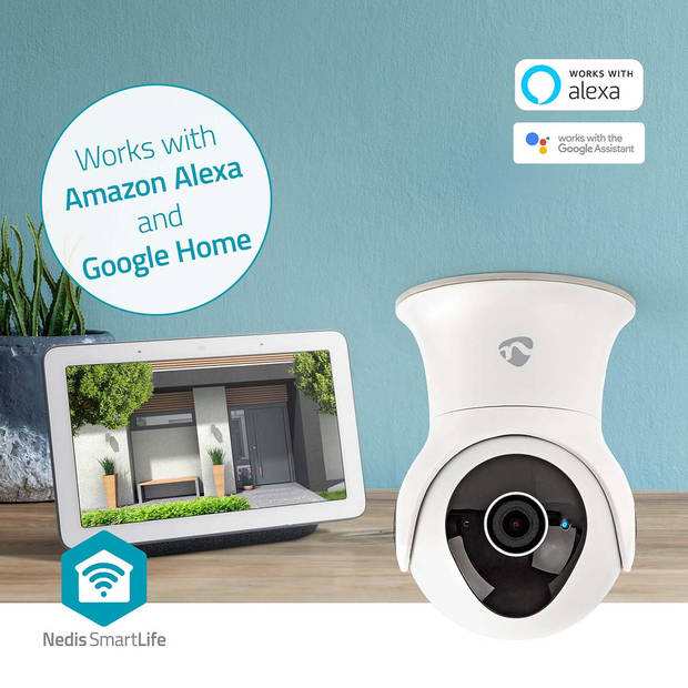 Nedis SmartLife Camera voor Buiten - WIFICO20CWT