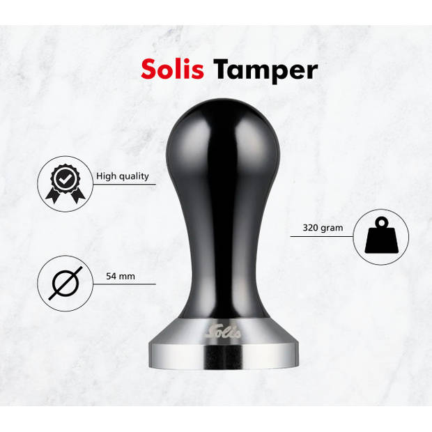 Solis Tamper 54 mm - Geschikt voor 54 mm portafilters
