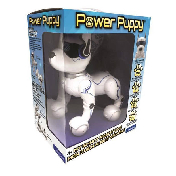 Lexibook power puppy - mijn intelligente programmeerbare en tactiele robothond met afstandsbediening - lexibook