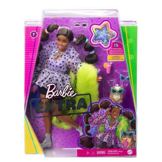 Barbie - extra barbie en superstar dier - modepop - vanaf 3 jaar