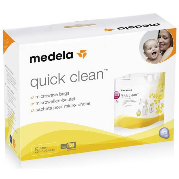 Medela - Quick Clean Magnetronzakken - 5 stuks