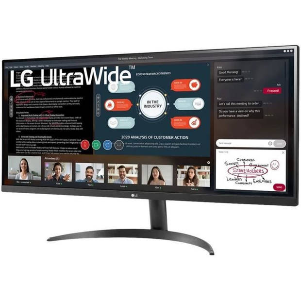 UltraWide PC-scherm - LG - 34WP500 - 34 UWFHD - IPS-paneel - 5 ms - 75 Hz - 2 x HDMI - AMD FreeSync