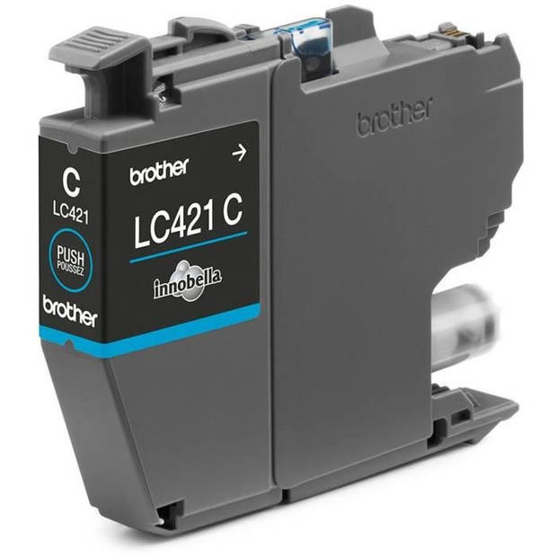 LC421C Inktcartridge - BROTHER - Cyaan Standaardcapaciteit 200 pagina's - Voor DCP-J1050DW, MFC-J1010DW en DCP-J1140DW