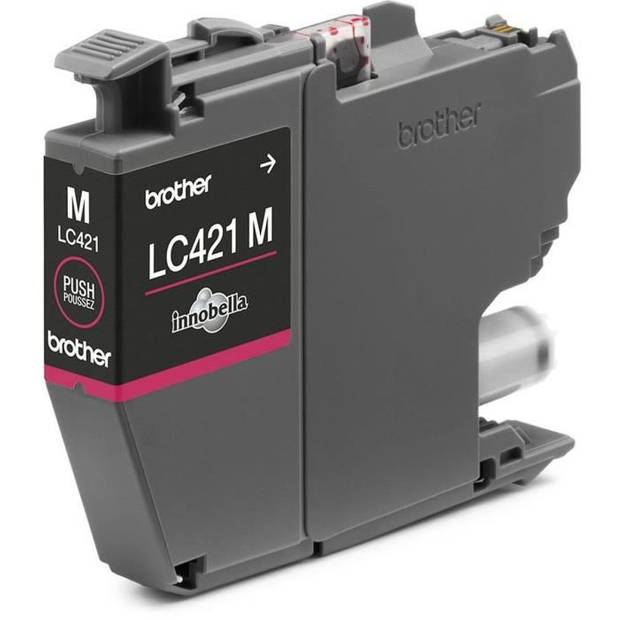 LC421M Inktcartridge - BROTHER - Magenta Standaardcapaciteit 200 pagina's - Voor DCP-J1050DW, MFC-J1010DW en DCP-J1140DW