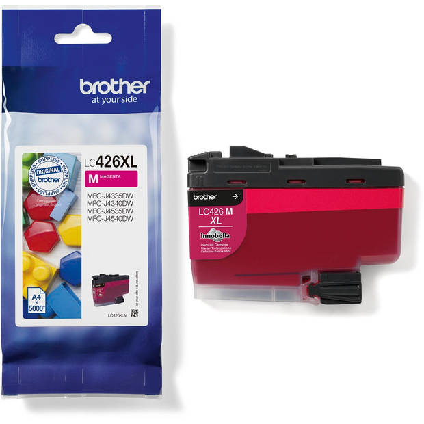 Brother inktcartridge, 5.000 pagina's, OEM LC-426XLM, magenta