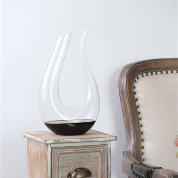 Vinata Veneto decanter - 1.5 Liter - Karaf kristal - Wijn decanteerder - Handgemaakte wijn beluchter