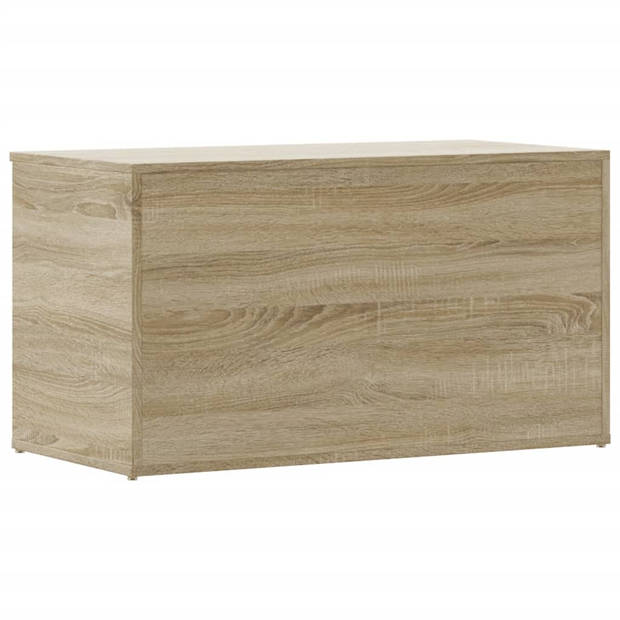 vidaXL Opbergkist 84x42x46 cm bewerkt hout sonoma eikenkleurig