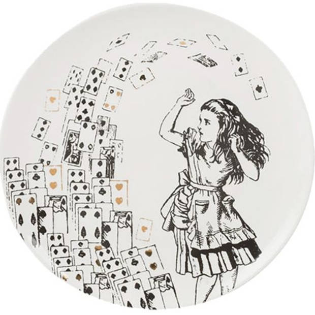 Ontbijtbord, Set van 4 Stuks, Porselein, 20.5 cm - V&A Alice in Wonderland