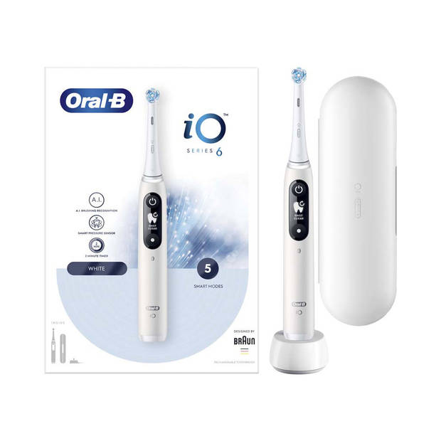 Oral-B Sensitive Edition iO 6 - Wit - Elektrische Tandenborstel