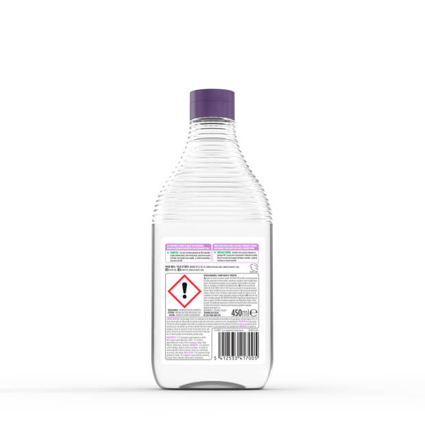 Ecover - Afwasmiddel - Lelie & Lotus - Krachtig tegen vet - 8 x 450 ml - Voordeelverpakking