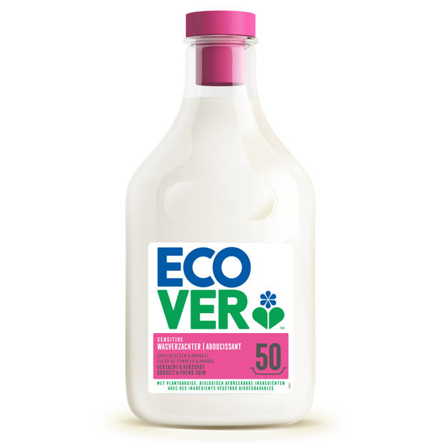 Ecover Wasverzachter Voordeelpak 6 x 1,5L 300 Wasbeurten Appelbloesem & Amandel Ecologisch