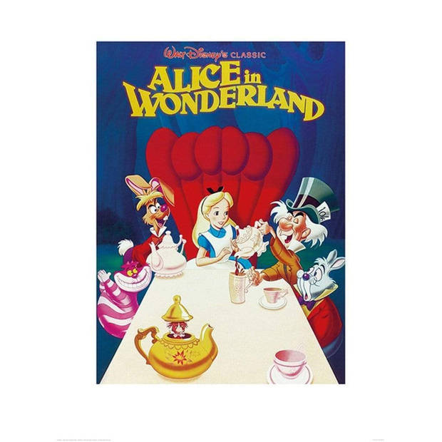 Kunstdruk Alice in Wonderland 1989 60x80cm