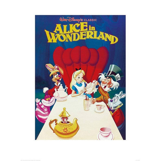 Kunstdruk Alice in Wonderland 1989 60x80cm