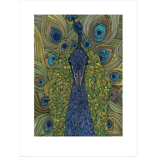 Kunstdruk Valentina Ramos - The Peacock 60x80cm
