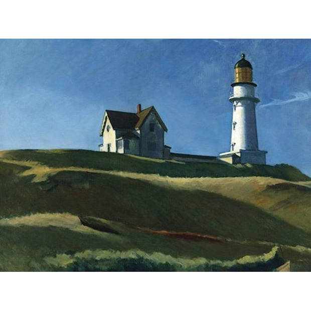 Edward Hopper Lighthouse Hill 1927 Kunstdruk 80x60cm