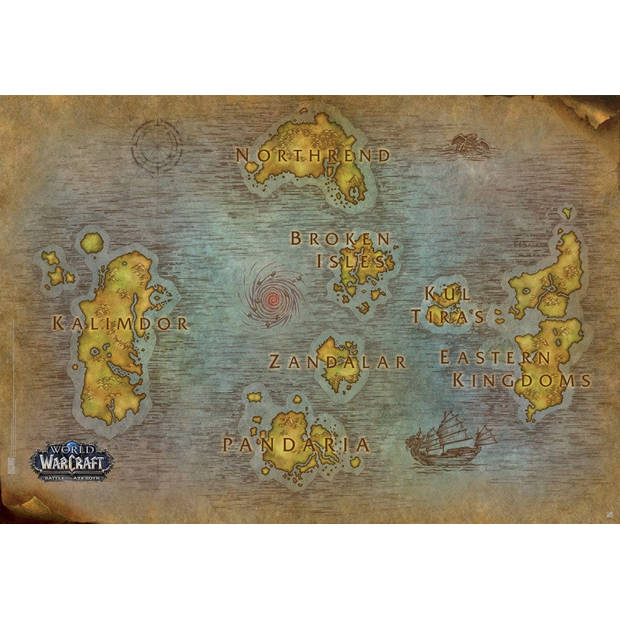 ABYstyle World of Warcraft Map Poster 91,5x61cm