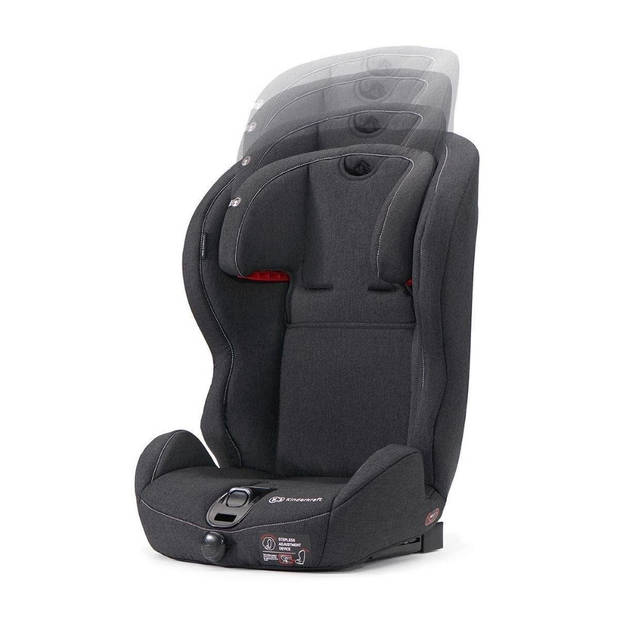 Kinderkraft - Autostoel - Safetyfix - 42 x 65 x 40 cm - 7kg - Zwart - Eenvoudige en veilige installatie
