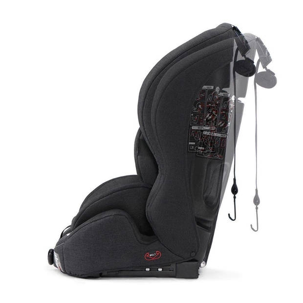 Kinderkraft - Autostoel - Safetyfix - 42 x 65 x 40 cm - 7kg - Zwart - Eenvoudige en veilige installatie