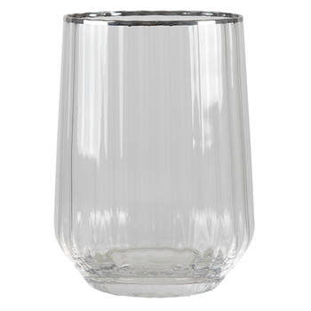Clayre & Eef Waterglas 400 ml Glas Rond Drinkbeker Transparant Drinkbeker