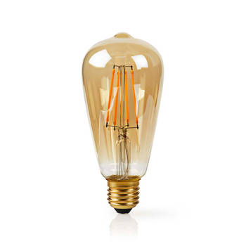 Nedis SmartLife LED Filamentlamp - WIFILF10GDST64 - Goud