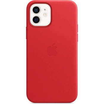 APPLE iPhone 12 12 Pro Leren Case met MagSafe - (PRODUCT) ROOD