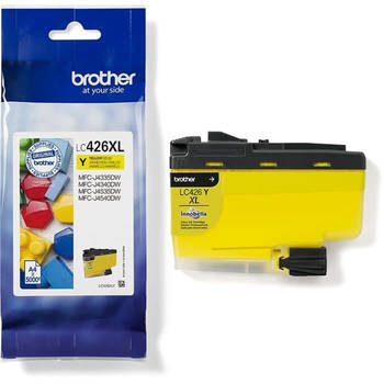 LC426XLY Inktcartridge - BROTHER - 5000 pagina's hoog rendement geel - voor MFC-J4340DW, MFC-J4540DW en MFC-J4540DWXL