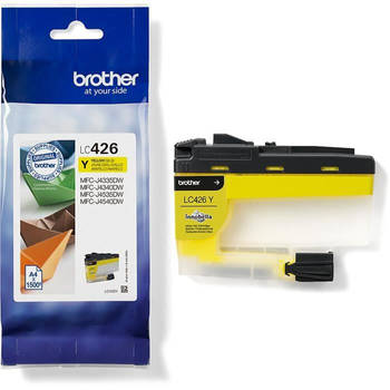 LC426Y Inktcartridge - BROTHER - Geel Standaardcapaciteit 1500 pagina's - Voor MFC-J4340DW, MFC-J4540DW en MFC-J4540DWXL