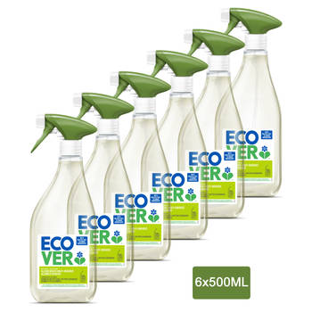Ecover - Allesreiniger Spray - Lemongrass & Orange - Krachtig tegen Vet & Vuil - 6 x 500 ml - Voordeelverpakking