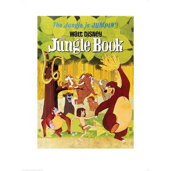 Kunstdruk The Jungle Book Jumpin 60x80cm