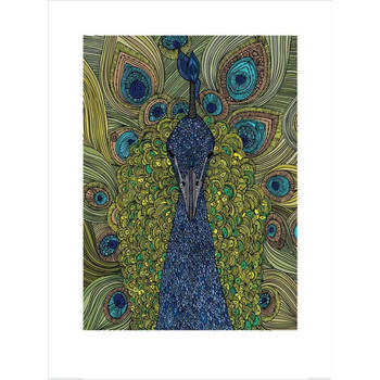 Kunstdruk Valentina Ramos - The Peacock 60x80cm