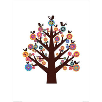 Kunstdruk Valentina Ramos - Tree of Flowers 60x80cm