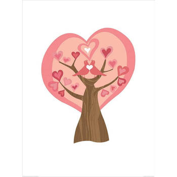 Kunstdruk Valentina Ramos - Tree of Love 60x80cm
