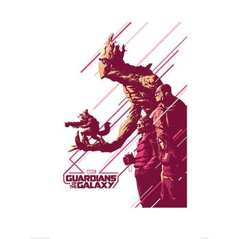 Kunstdruk Guardians of The Galaxy Stance 60x80cm