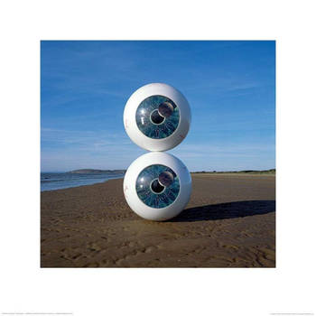 Kunstdruk Pink Floyd Pulse Eyeballs 40x40cm