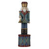 Clayre & Eef Kerstfiguur Notenkraker 26 cm Groen Blauw Kunststof Kerstgroep Groen Kerstgroep