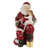 Clayre & Eef Multi Kerstman met kind 9*9*18 cm 6PR4720