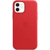 APPLE iPhone 12 12 Pro Leren Case met MagSafe - (PRODUCT) ROOD