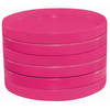 Zak!Designs - Party Onderzetters voor Glas Set van 6 Stuks - Melamine - Roze