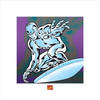 Kunstdruk Silver Surfer Marvel Comics 40x40cm