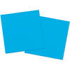 20x stuks servetten van papier blauw 33 x 33 cm - Feestservetten