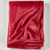 De Witte Lietaer Fleece deken Snuggly Ruby Red - 150 x 200 cm - Rood