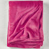 De Witte Lietaer Fleece deken Snuggly Cerise - 150 x 200 cm - Roze