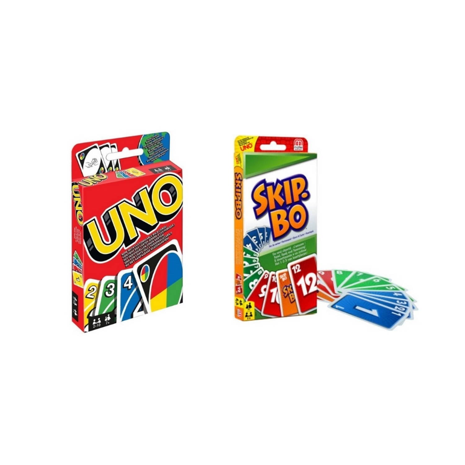 Spellenbundel 2 Stuks Uno & Skip-bo