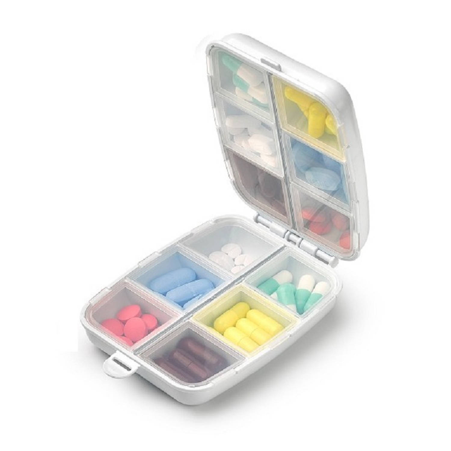 Eerlijk Bungalow Spookachtig Medicijnen doos/pillendoos 12-vaks wit 14 cm - Pillendoosjes | Blokker